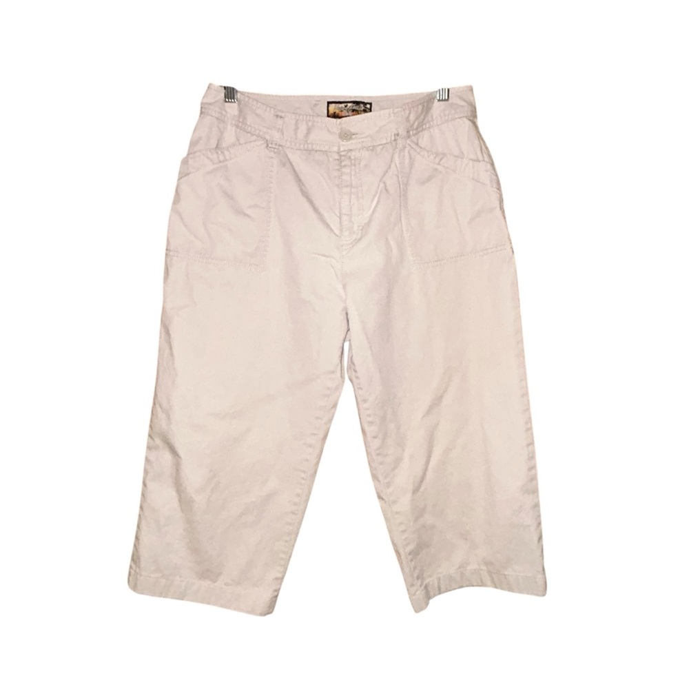 Havana Jack’s Cafe Vintage Women’s Cream Utility Capri Pants Cotton Size‎ 8
